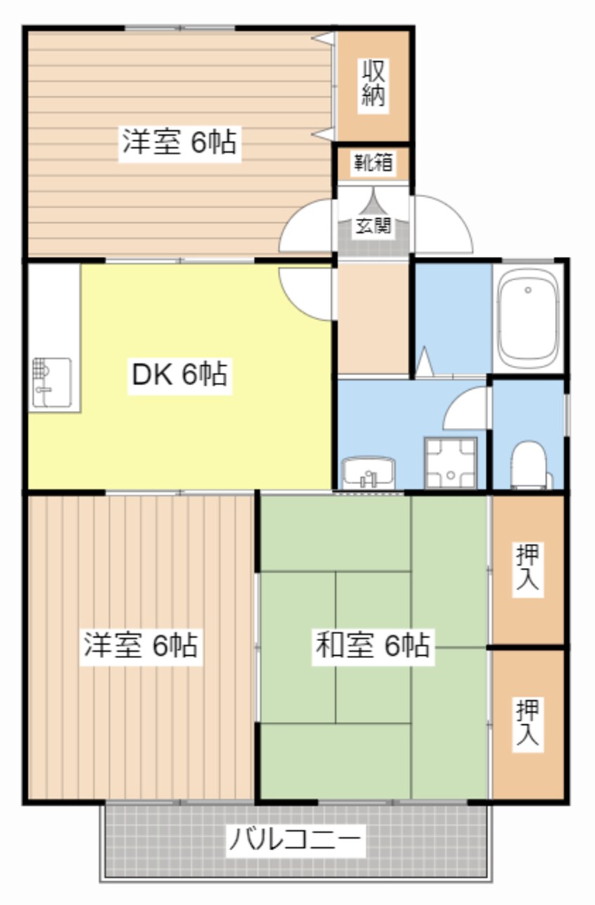 間取図 セジュールシャルマン