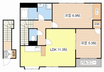 間取図 ホッコウ　ハイム