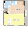 シャーメゾン　守山 1LDKの間取り