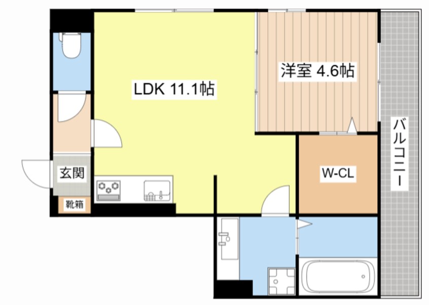 間取図 アイル東近江