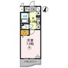 アースマーシーマンション 1Kの間取り