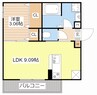 Elegrantia 1LDKの間取り