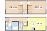 ルミナリエ 2DKの間取り