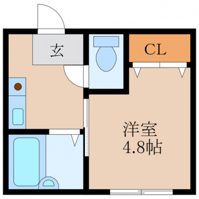 間取図 エステート野洲