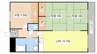 間取図 フォルクス淡海