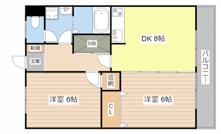 間取図 ロイヤル伊勢