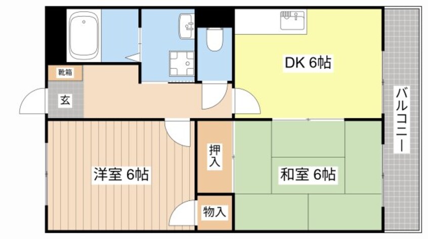 間取図 リバティハイツ