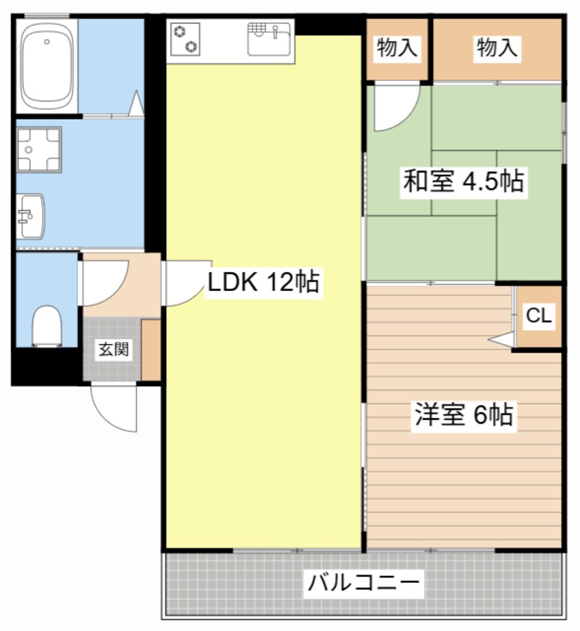 間取図 ルミエールA