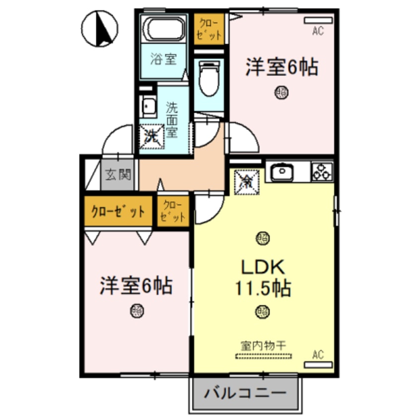 間取図 シャインヒル　A