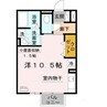 エポックシーマ 1Rの間取り