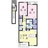 アユメレン 2LDKの間取り