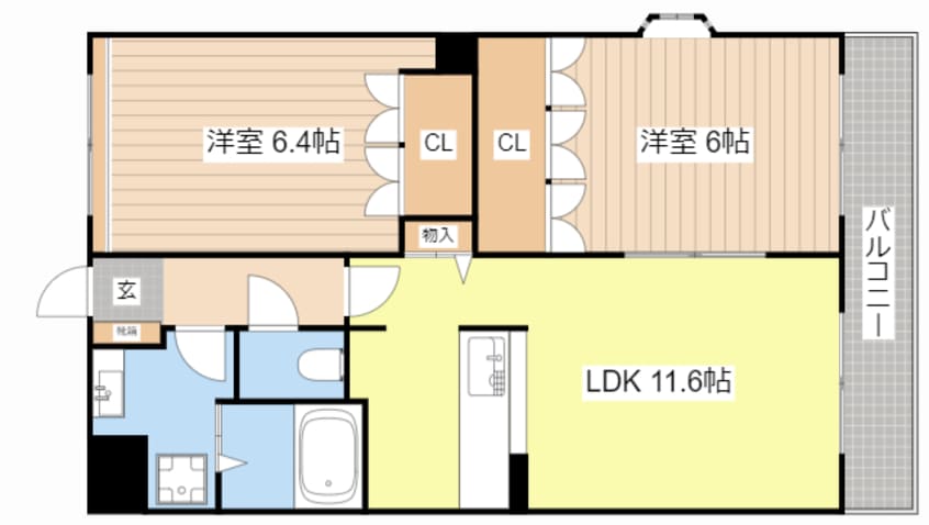 間取図 プランドール悠