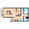 ドリームハイツV号館 1Kの間取り