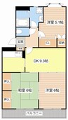フェアーブリーズ 3DKの間取り