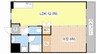 フラワー５番館 1LDKの間取り