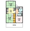 とらおかマンション 3DKの間取り