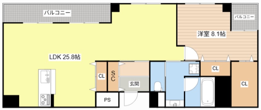 間取図 コスモ守山５番館