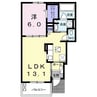 Ｌａ　Ｃａｓａ　ＭｉｙａｂｉＢ 1LDKの間取り