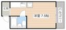 シャトレービル 1Rの間取り