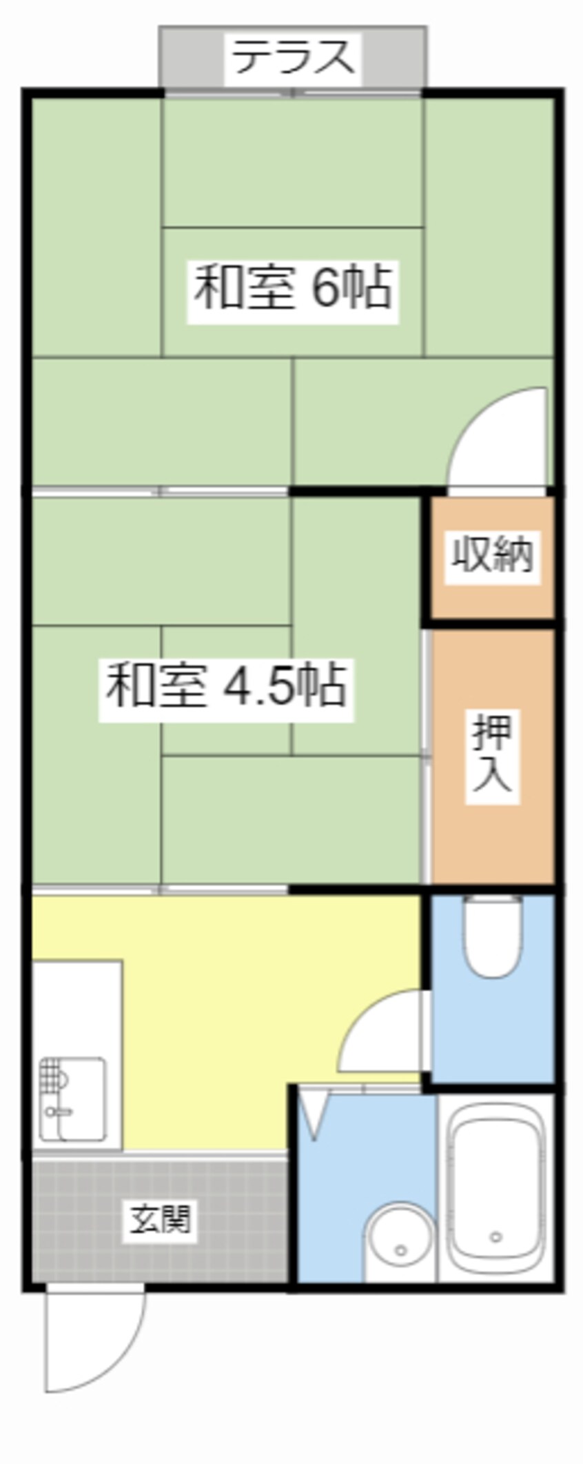 間取図 風林荘5