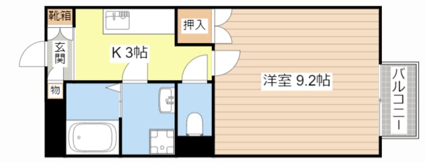 間取図 ツインクルフジ　D棟