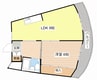 レドンダカサ玉川 1LDKの間取り