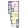 ＣＯＣＯ　新城 1LDKの間取り