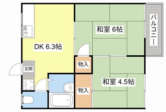間取図 長野ハイブリッジハイツⅡ