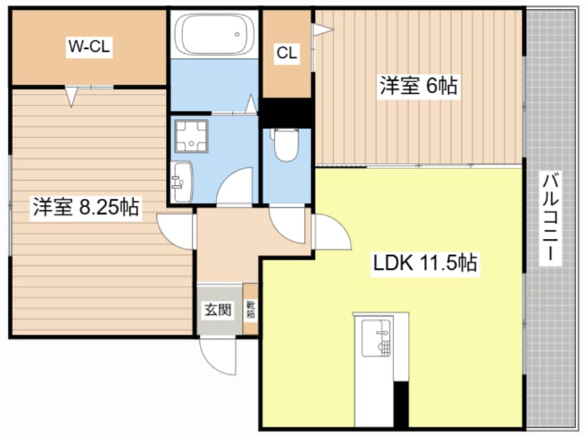間取図 ヴァンサンカン