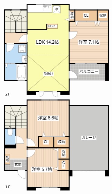 間取り図 らんずＦ2