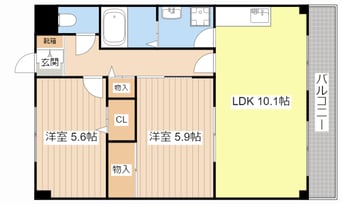 間取図 スーリールⅠ番館