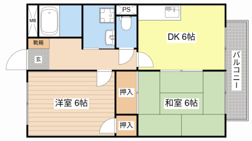 間取図 ハイランドⅠ