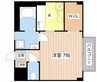 シャトル孝 1Kの間取り