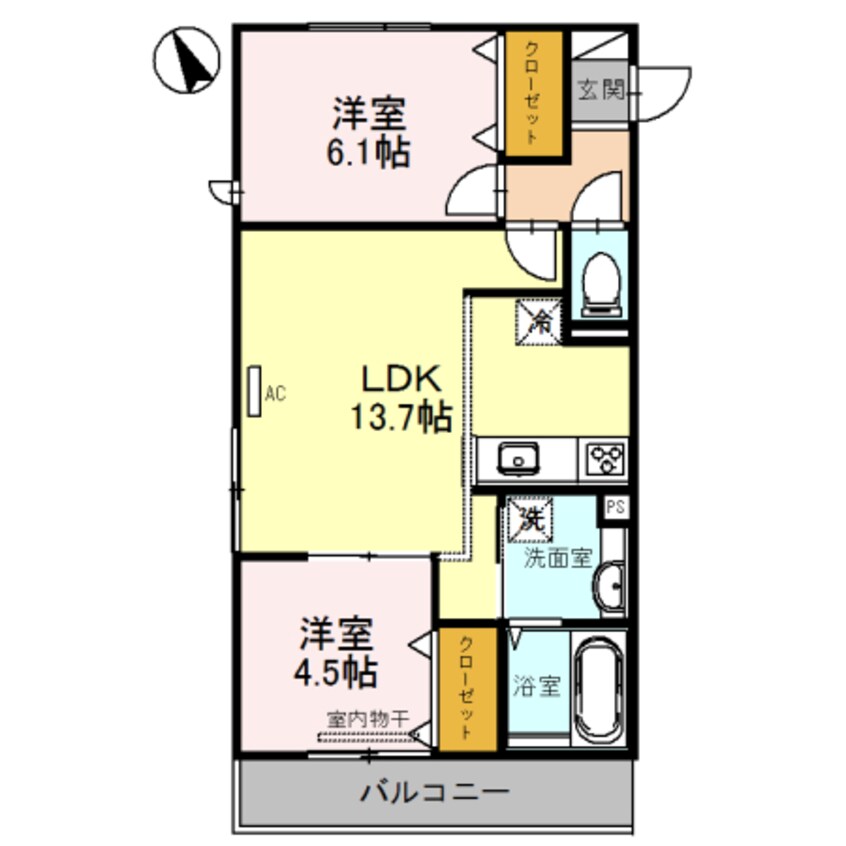 間取図 フロイデプラッツ