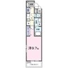 ルピナス　イースト 1Kの間取り