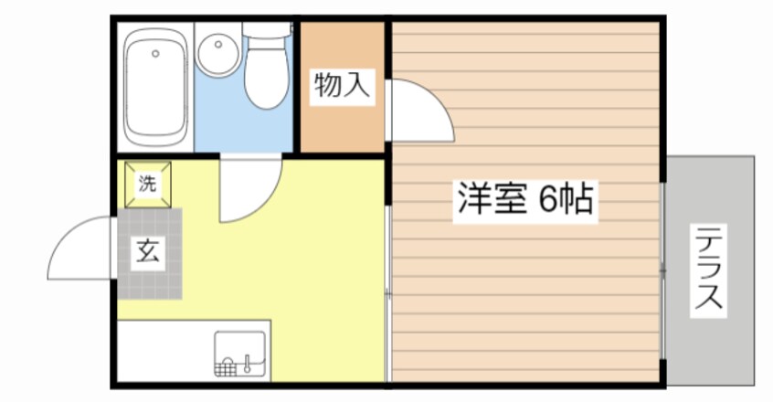 間取図 ハイツＭ＆Ｍ