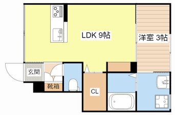 間取図 カルフールⅨ　A棟