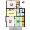 ロイヤルシャトー　H棟 3DKの間取り