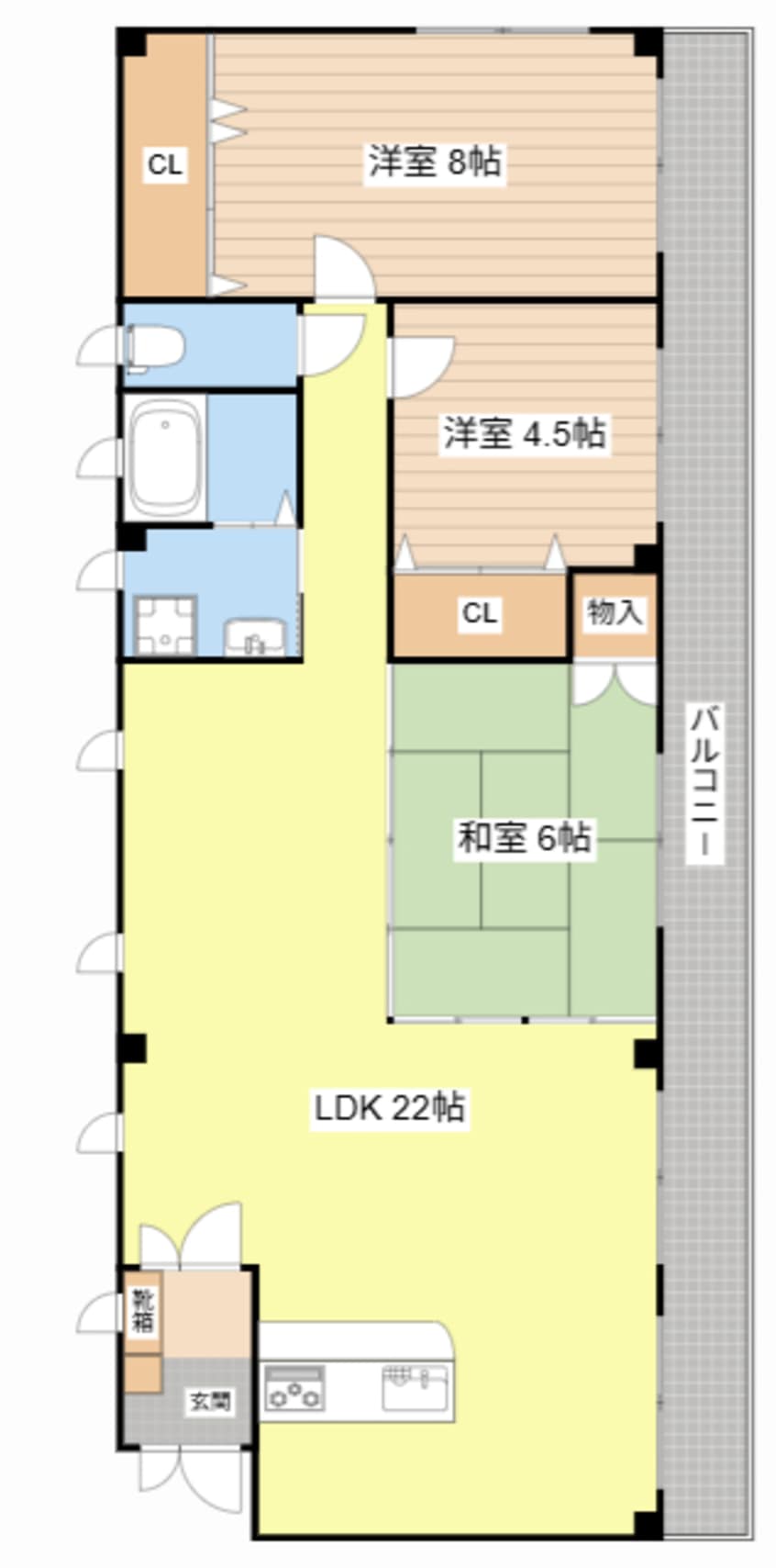 間取図 小泉ファインハイツ2