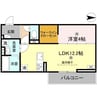 D-ROOM山上 1LDKの間取り