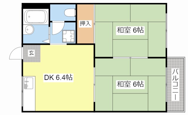 間取り図 シャトル参番館