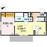 D-ROOM守山3丁目 1LDKの間取り