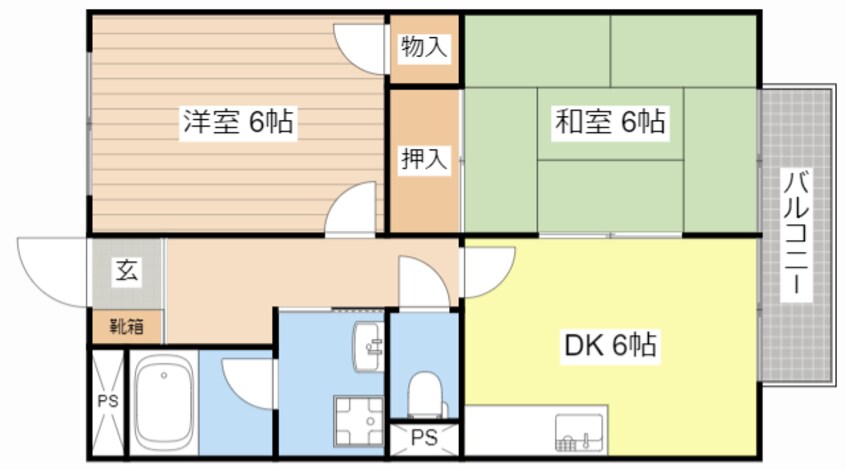 間取図 ハイランドⅠ