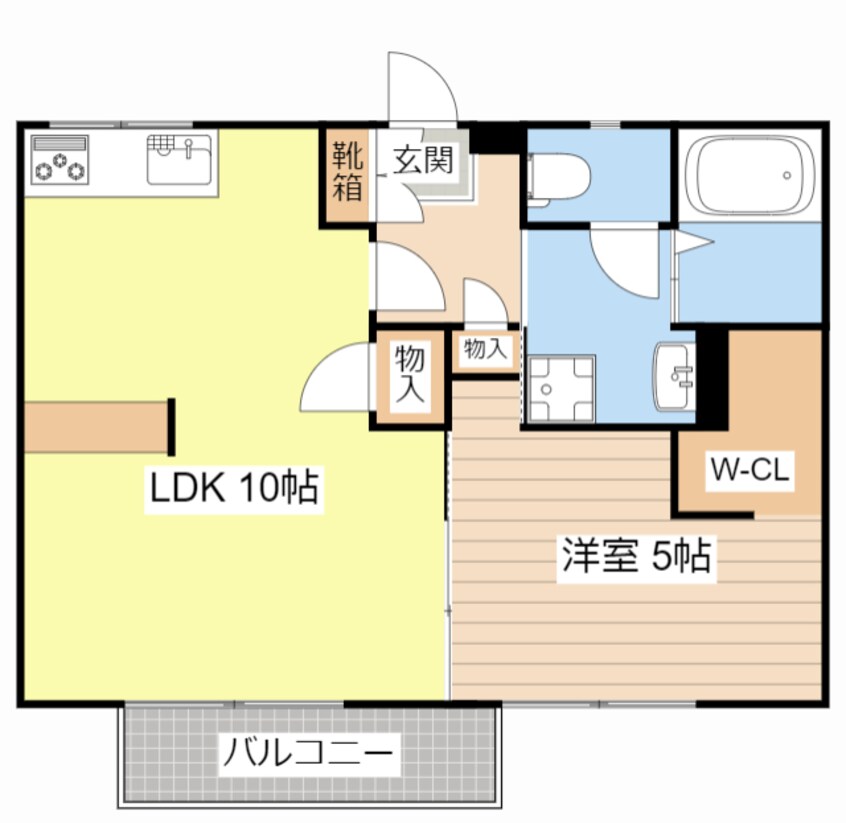 間取図 ジュネスハイムⅡ