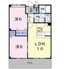 カサ・ピスタ 2LDKの間取り