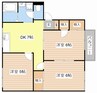 フレックスⅠ 3DKの間取り