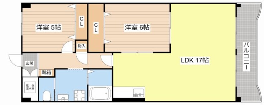 間取図 ビバリーマンションⅤ