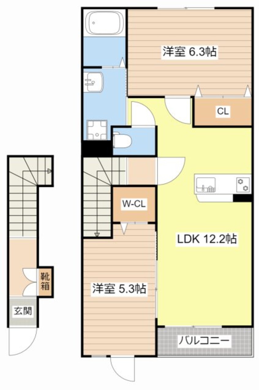 間取図 サザンクロス