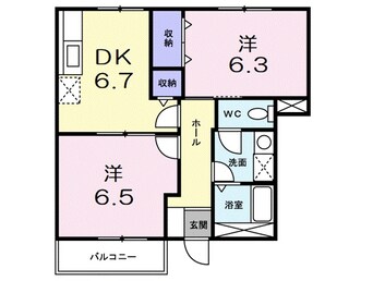 間取図 ノースヴィリッジⅢ