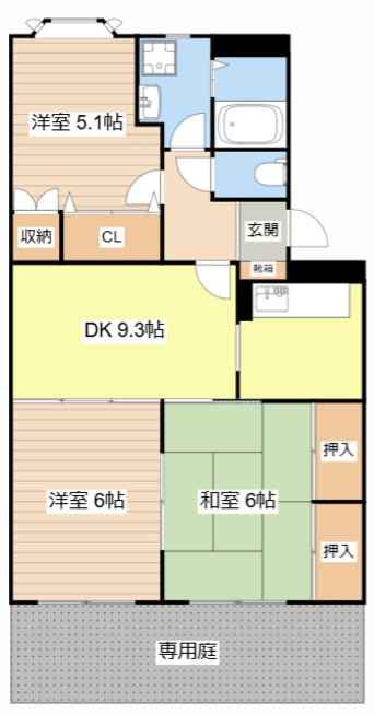 間取図 フェアーブリーズ